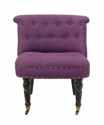 Кресло маленькое низкое Aviana purple, фиолетовый
