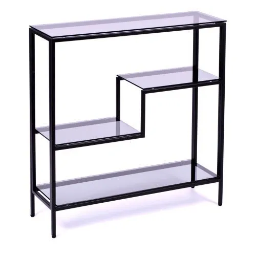 Консольный стол 1014-CB grey черный муар AllConsoles 80x25x80