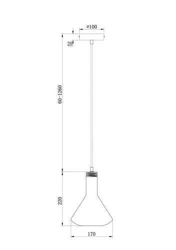 Подвесной светильник Freya FR8010PL-01GB фото 3