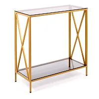 Консольный стол 1031-CG grey золотой AllConsoles 100x35x80
