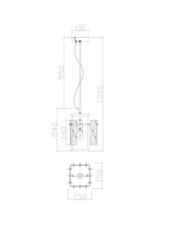 Подвесной светильник Freya FR5166PL-01BS фото 4