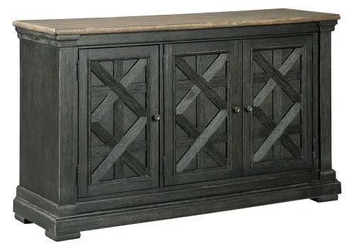 Комод Tyler Creek D736-60, черный / 92*46*147 см