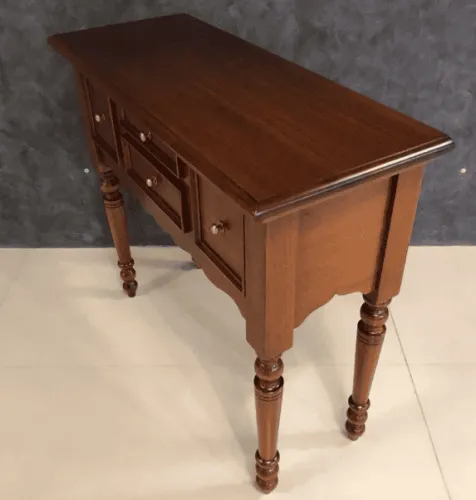 Консоль  с ящиками из массива HTV4-M орех, 91х36х79 см фото 5