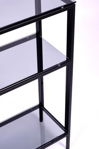Консольный стол 1014-CB grey черный муар AllConsoles 80x25x80 фото 6
