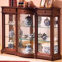 Витрина низкая 22 Nogal Claro IDC Португалия 97 × 35 × 135 см