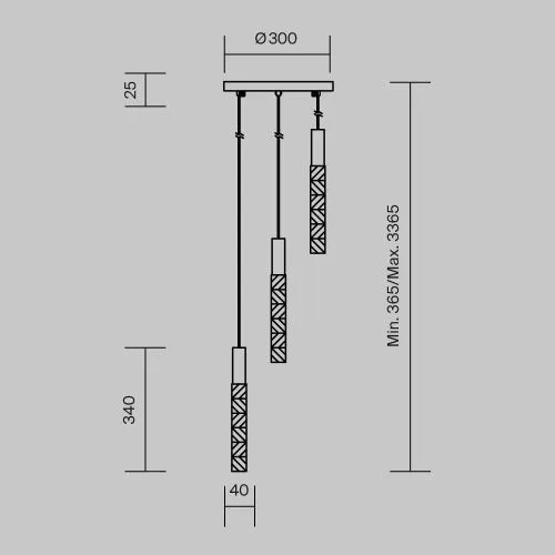 Подвесной светильник Maytoni MOD328PL-L9CH3K фото 7
