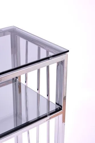 Консольный стол 1122-CS grey серебряный AllConsoles 100x25x80 фото 7