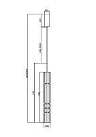 Подвесной светильник Maytoni MOD272PL-L12BS3K					