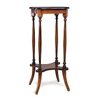 Подставка из массива березы в цвете орех 80*34*34 см