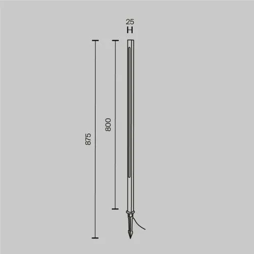 Ландшафтный светильник Outdoor O440FL-L12GF3K фото 8