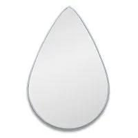 Droppe Silver Зеркало в тонкой раме Smal