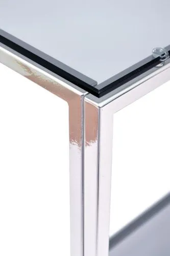 Консольный стол 1083-CS grey серебряный AllConsoles 80x35x80 фото 4