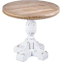 Кофейный столик прованс 56*60*60 см, античный белый
