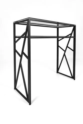 Консольный стол 1091-CB grey черный муар AllConsoles 100x35x80 фото 9