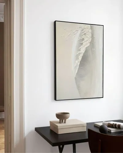Текстурная картина  "Feather"