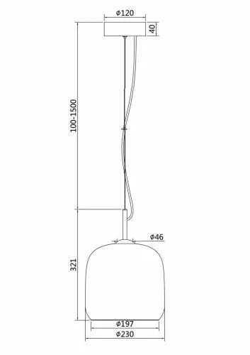 Подвесной светильник Maytoni MOD128PL-L6SG фото 9