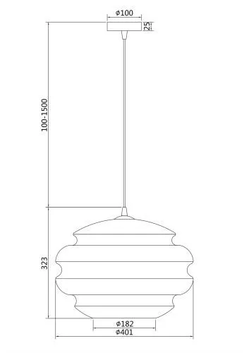 Подвесной светильник Maytoni P078PL-01SG фото 4