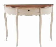 Консоль Provence Belveder ST9324 78*39*90 см молочный с эффектом старения