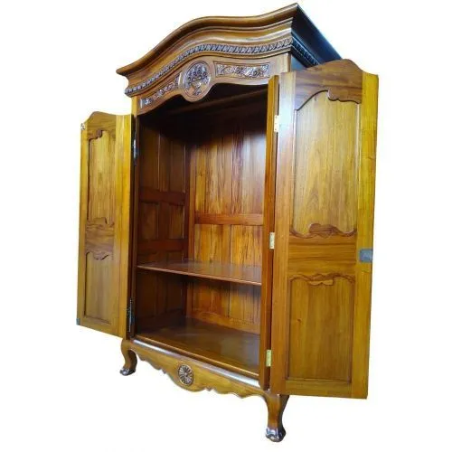 Шкаф платяной из массива махагони TVABP-M (орех, 130х67х215 см) фото 6