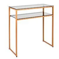 Консольный стол 1043-CG grey золотой AllConsoles 80x35x80