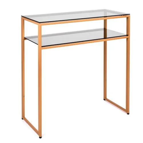 Консольный стол 1043-CG grey золотой AllConsoles 80x35x80