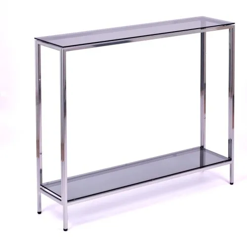 Консольный стол 1082-CS grey серебряный AllConsoles 100x25x80