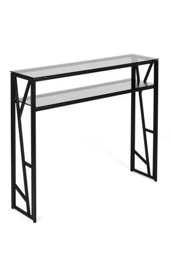 Консольный стол 1092-CB grey черный муар AllConsoles 100x25x80 фото 4