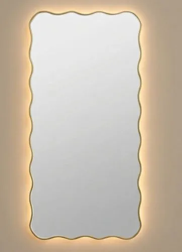 Fancy L LED Gold Зеркало в раме с подсветкой