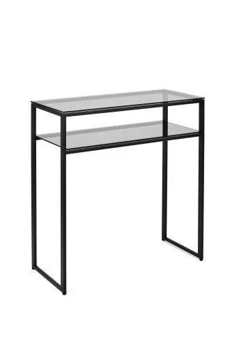 Консольный стол 1043-CB grey черный муар AllConsoles 80x35x80 фото 2