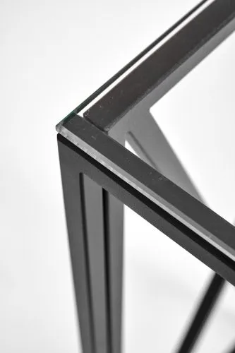 Консольный стол 1033-CB clear черный муар AllConsoles 80x35x80 фото 7