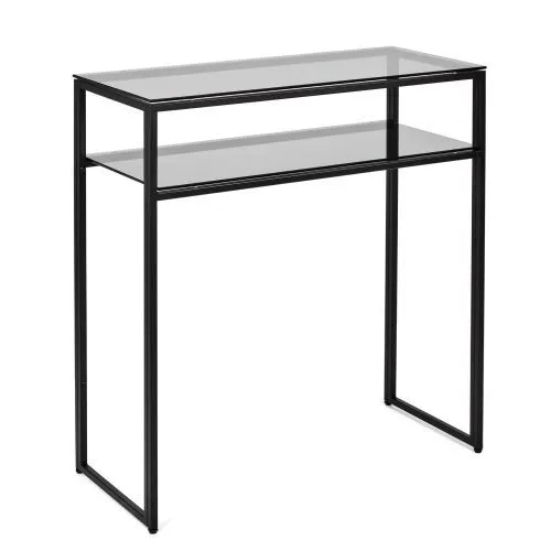 Консольный стол 1043-CB grey черный муар AllConsoles 80x35x80