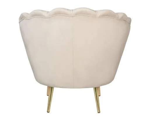 Кресло ракушка Pearl beige, бежевый 75*75*85 см фото 2
