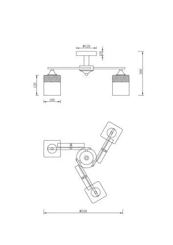 Люстра Freya FR5154PL-03B фото 2