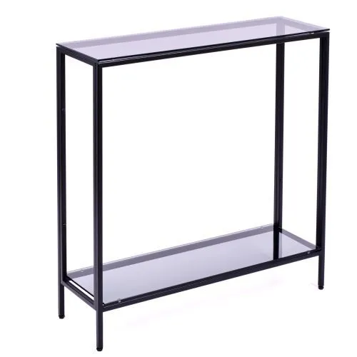Консольный стол 1084-CB grey черный муар AllConsoles 80x25x80
