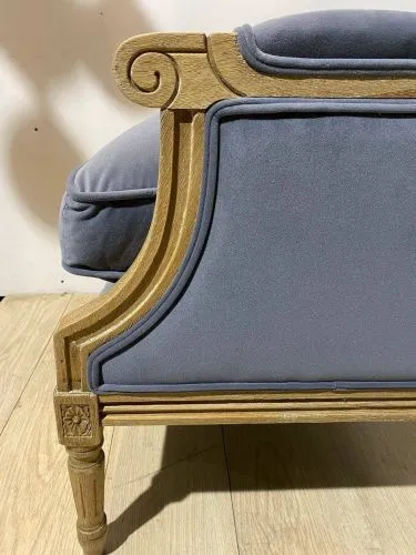 Кресло классическое Coolman sky grey голубовато-серый фото 8