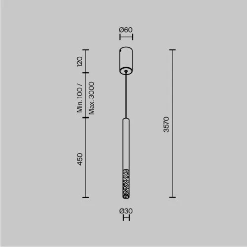 Подвесной светильник Maytoni MOD157PL-L6BK фото 15