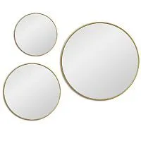 Saturn Gold Сет из 3-х зеркал Ø55, Ø40, Ø30 см