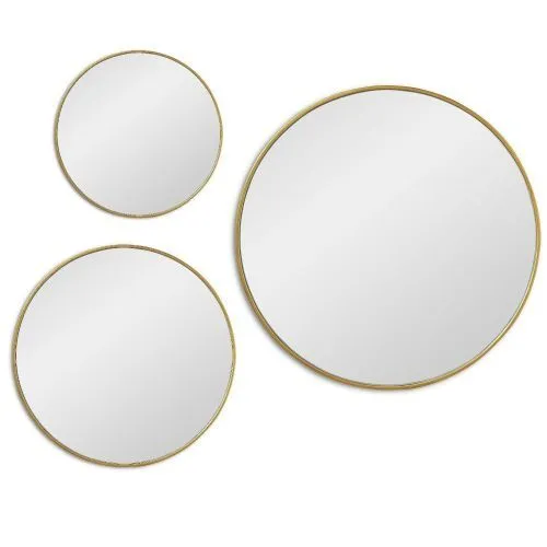 Saturn Gold Сет из 3-х зеркал Ø55, Ø40, Ø30 см