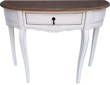 Консоль Provence Noir&Blanc, шато / белый со старением 80*42*108 см