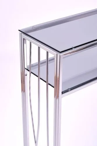 Консольный стол 1122-CS grey серебряный AllConsoles 100x25x80 фото 8
