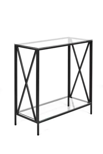 Консольный стол 1033-CB clear черный муар AllConsoles 80x35x80 фото 9