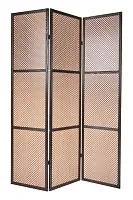 Ширма Глория (3 секции) каркас венге / перфорация орех 132×2×180 см