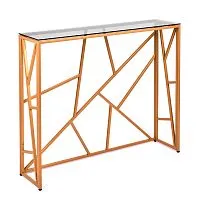 Консольный стол 1052-CG grey золотой AllConsoles 100x25x80