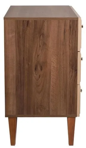 Комод 3 ящика бежевый 84*48*80 см фото 6