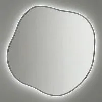 Organic L LED Silver Зеркало в раме с подсветкой
