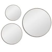 Saturn Silver Сет из 3-х зеркал Ø55, Ø40, Ø30 см