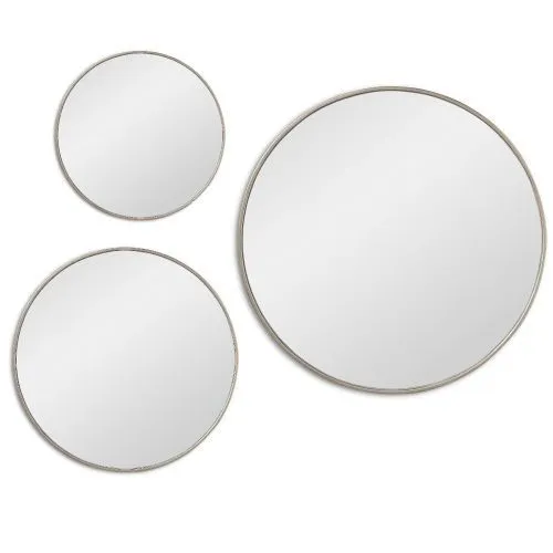 Saturn Silver Сет из 3-х зеркал Ø55, Ø40, Ø30 см