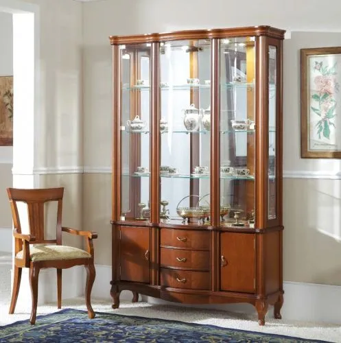 Витрина 941 Cerezo-5 Disemobel 210*39*134 см