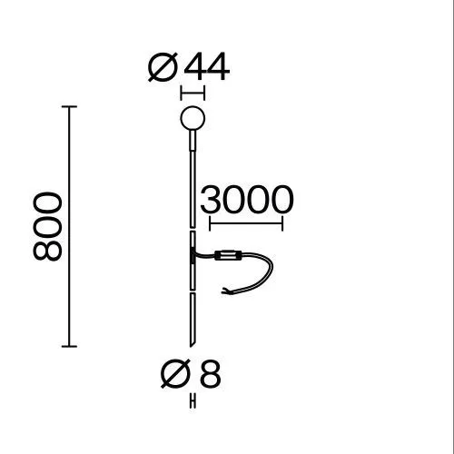 Ландшафтный светильник Outdoor O523FL-L2BS3K фото 8