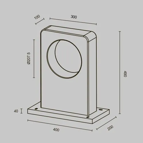 Ландшафтный светильник Outdoor O469FL-L7CM3K фото 8